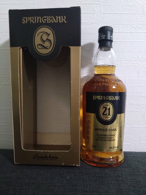 スプリングバンク21年（お酒）の商品画像 - 査定依頼日：2025年12月15日 - 最高査定価格：72,000円