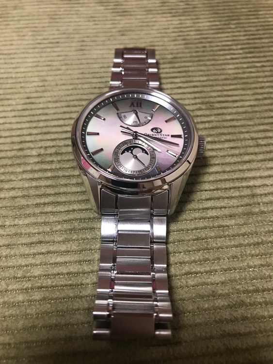 オリエントスター M34 F7 メカニカルムーンフェイズ（高級時計）の商品画像 - 査定依頼日：2025年11月13日 - 最高査定価格：120,000円