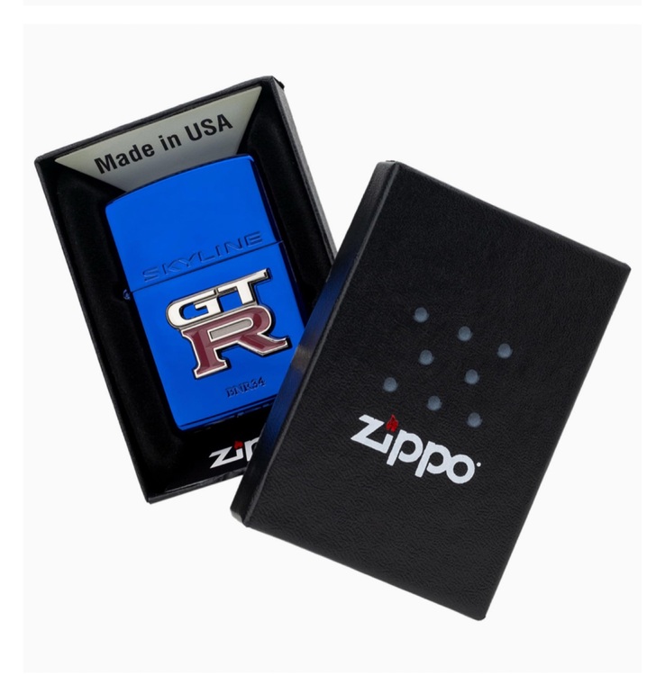 zippoライター　R34GTモデル　ブルー（喫煙具）の商品画像 - 査定依頼日：2025年10月7日 - 最高査定価格：2,400円
