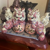 赤獅子（美術品・骨董品）の商品画像 - 査定依頼日：2026年4月15日 - 最高査定価格：100,000円
