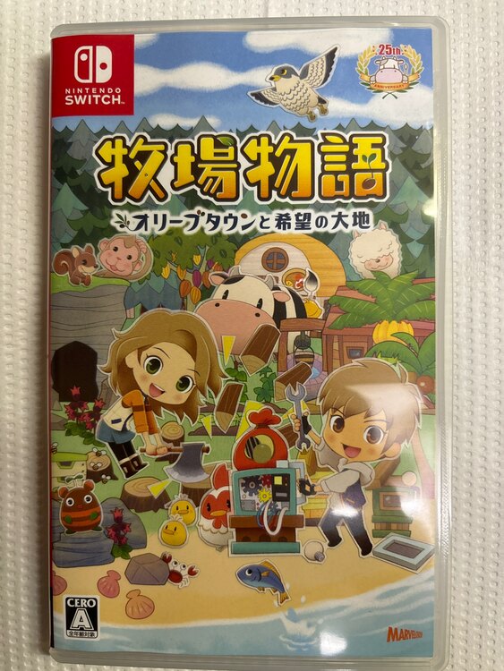任天堂Switch 牧場物語オリーブタウンと希望の大地（ゲーム機本体・ゲームソフト）の商品画像 - 査定依頼日：2024年12月22日 - 最高査定価格：1,000円