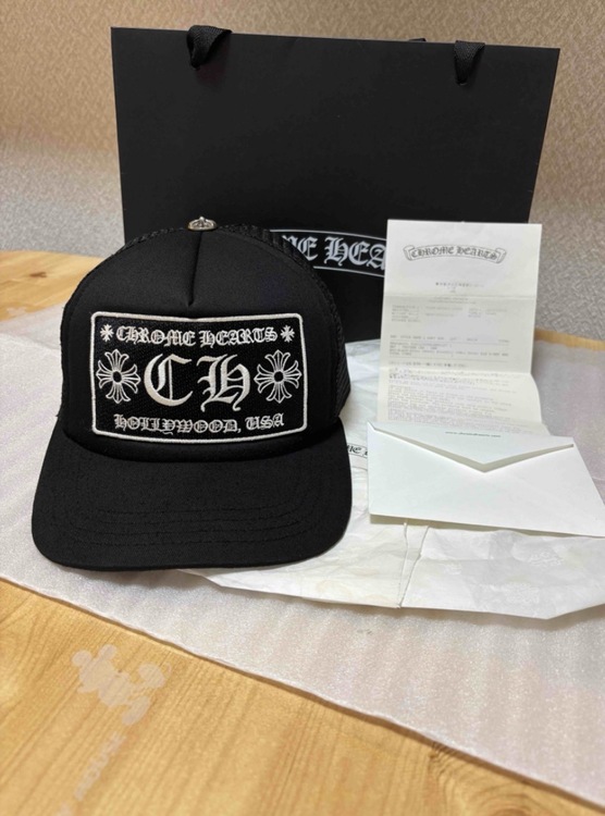 Chrome Hearts Trucker Cap CH Black（古着・ファッション）の商品画像 - 査定依頼日：2026年9月24日 - 最高査定価格：100,000円