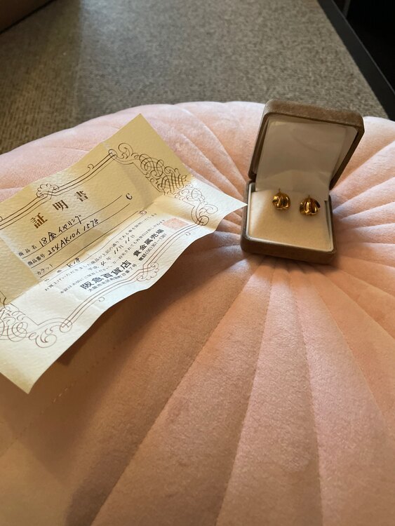 １８金イヤリング（金・貴金属）の商品画像 - 査定依頼日：2025年5月8日 - 最高査定価格：40,000円