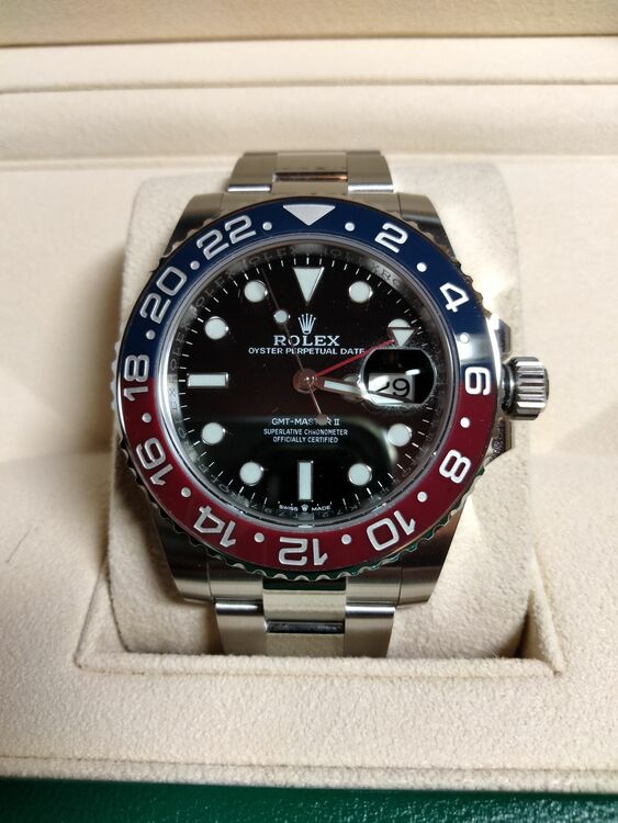 GMTマスターⅡ（高級時計）の商品画像 - 査定依頼日：2025年8月23日 - 最高査定価格：3,200,000円