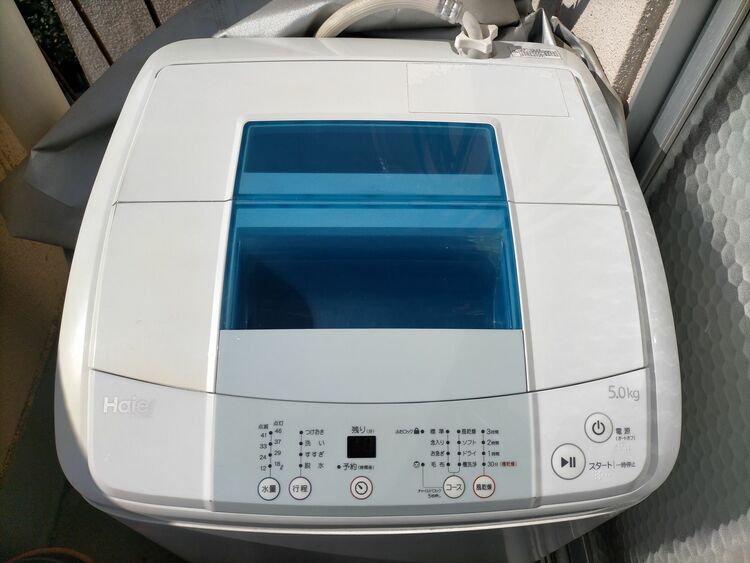 洗濯機 Haier JW-K50K（家電）の商品画像 - 査定依頼日：2025年10月30日 - 最高査定価格：2,000円