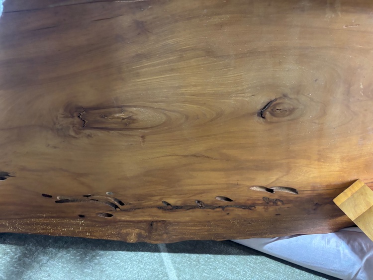 欅 一枚板テーブル（美術品・骨董品）の商品画像 - 査定依頼日：2026年4月13日 - 最高査定価格：100,000円