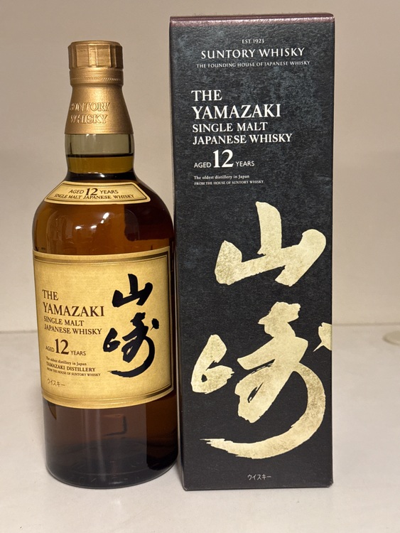 山崎12年（お酒）の商品画像 - 査定依頼日：2025年11月1日 - 最高査定価格：19,000円