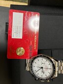 スピードマスター白文字盤（高級時計）の商品画像 - 査定依頼日：2024年11月24日 - 最高査定価格：1,100,000円