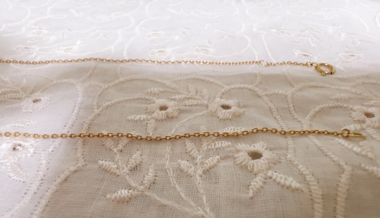 18金ネックレスアズキチェーン（金・貴金属）の商品画像 - 査定依頼日：2025年10月18日 - 最高査定価格：50,000円