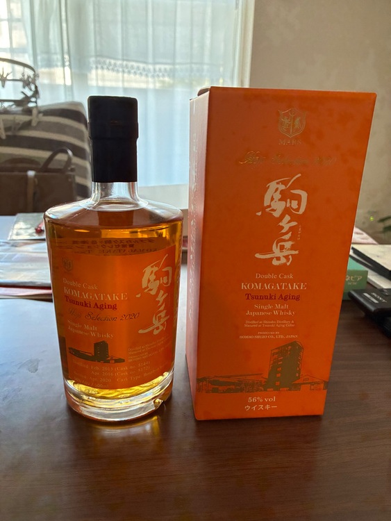 ダブルカスク駒ヶ岳津貫エージング賓常セレクション2020（お酒）の商品画像 - 査定依頼日：2025年7月29日 - 最高査定価格：16,000円