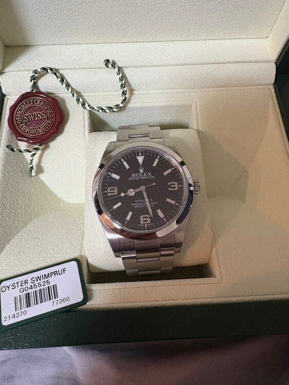 ロレックス エクスプローラー 200000823350028（高級時計）の商品画像 - 査定依頼日：2025年4月25日 - 最高査定価格：950,000円