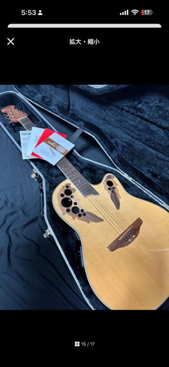Ovation Applause AE147（ピアノ・楽器・PA機材）の商品画像 - 査定依頼日：2026年7月13日 - 最高査定価格：5,000円