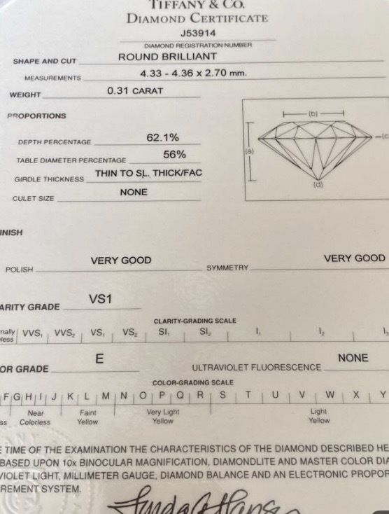 ティファニー（宝石）の商品画像 - 査定依頼日：2026年2月21日 - 最高査定価格：60,000円