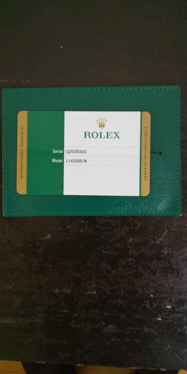 116500LN 黒文字盤（高級時計）の商品画像 - 査定依頼日：2025年6月24日 - 最高査定価格：3,600,000円