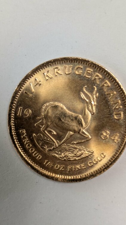 クルーガランド19841/4㌉（金・貴金属）の商品画像 - 査定依頼日：2026年2月25日 - 最高査定価格：210,000円