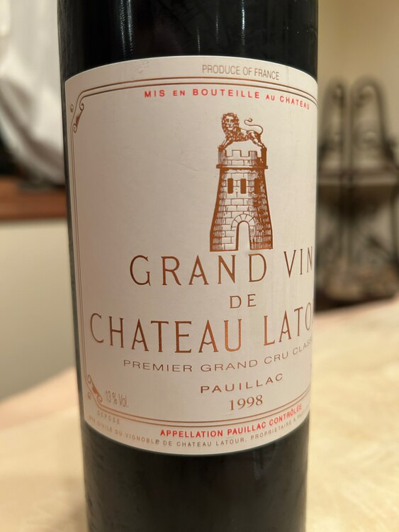 Château Latour	1998（お酒）の商品画像 - 査定依頼日：2025年3月30日 - 最高査定価格：48,000円