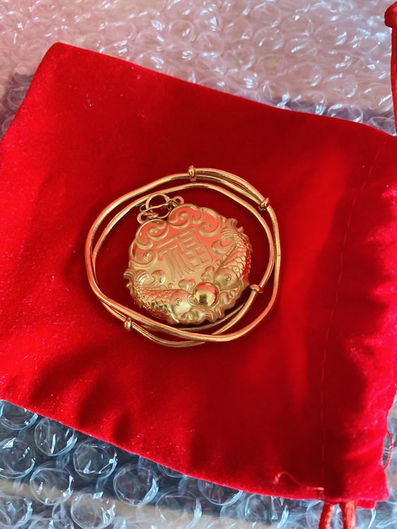 24kのバングルとペンダントトップ （金・貴金属）の商品画像 - 査定依頼日：2023年10月8日 - 最高査定価格：310,000円