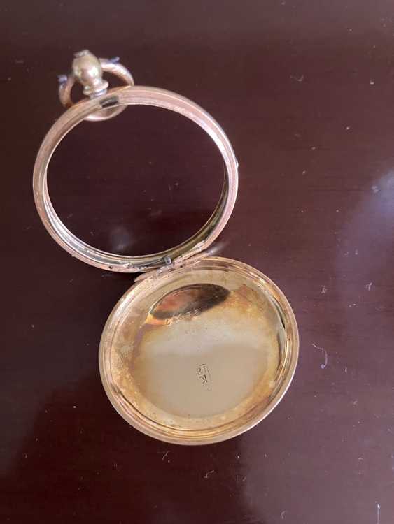 古い懐中時計の外側（金・貴金属）の商品画像 - 査定依頼日：2025年8月2日 - 最高査定価格：109,000円