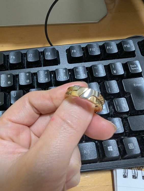 金とプラチナのリング（金・貴金属）の商品画像 - 査定依頼日：2025年9月4日 - 最高査定価格：120,000円