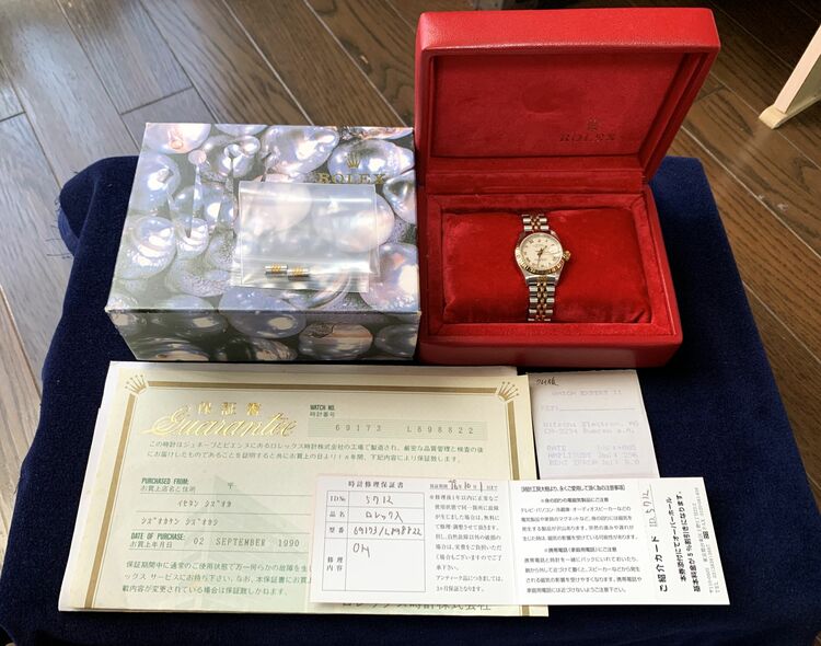 デイトジャスト（レディース）ゴールドコンビ　69173（高級時計）の商品画像 - 査定依頼日：2025年10月29日 - 最高査定価格：820,000円