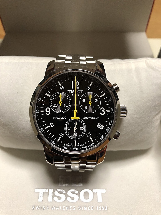 TISSOT クロノグラフ（高級時計）の商品画像 - 査定依頼日：2020年1月25日 - 最高査定価格：30,000円