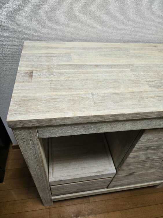 unico　マノア　キャビネット（家具・寝具）の商品画像 - 査定依頼日：2026年3月6日 - 最高査定価格：3,000円