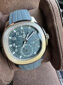 パテックフィリップ アクアノート 5164g -001ブルー　　（高級時計）の商品画像 - 査定依頼日：2025年4月4日 - 最高査定価格：17,500,000円