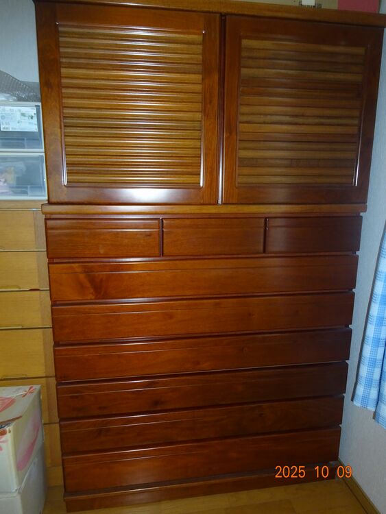 桐たんす（家具・寝具）の商品画像 - 査定依頼日：2025年10月9日 - 最高査定価格：3,000円