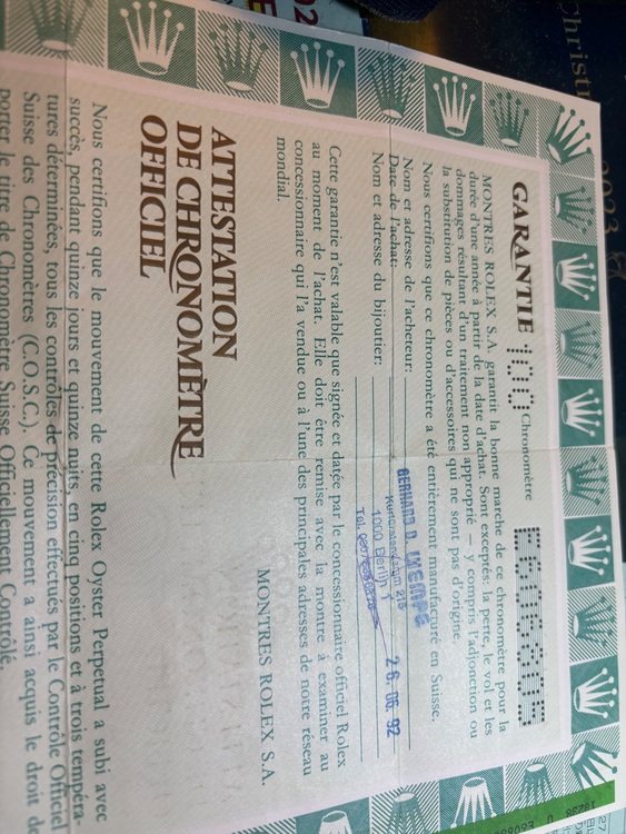 ロレックス デイデイト 1823（高級時計）の商品画像 - 査定依頼日：2025年10月16日 - 最高査定価格：2,900,000円