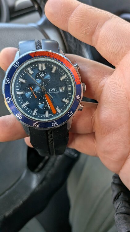 IWC アクアタイマー 2345678G（高級時計）の商品画像 - 査定依頼日：2025年12月14日 - 最高査定価格：470,000円