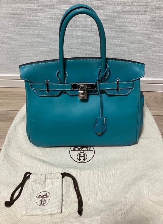 エルメス バーキン30 ブルージーン ⬜︎K刻印（ブランドバッグ）の商品画像 - 査定依頼日：2026年3月6日 - 最高査定価格：1,400,000円