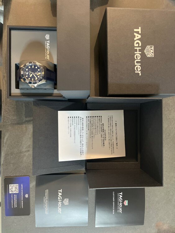 タグホイヤー アクアレーサー WPB201B.bra567（高級時計）の商品画像 - 査定依頼日：2025年2月7日 - 最高査定価格：210,000円