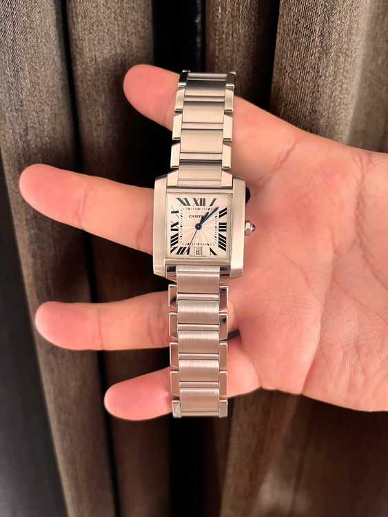 カルティエ タンク w51002q3  ss at  シルバーもじば（高級時計）の商品画像 - 査定依頼日：2025年8月25日 - 最高査定価格：350,000円