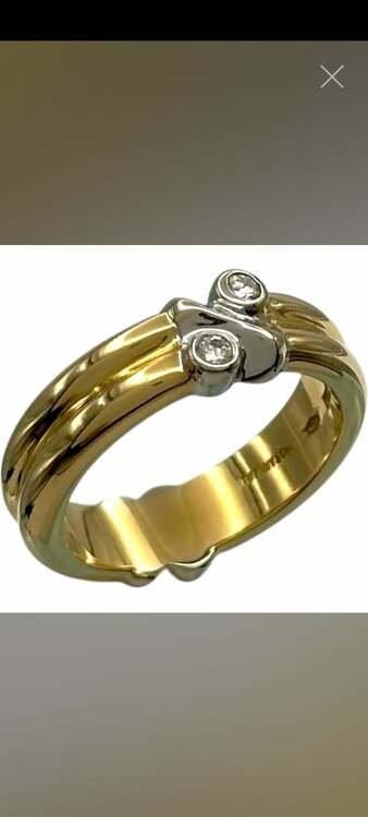 TIFFANY＆CO シグネチャーダイヤリング ゴールド 750（金・貴金属）の商品画像 - 査定依頼日：2026年7月5日 - 最高査定価格：140,000円