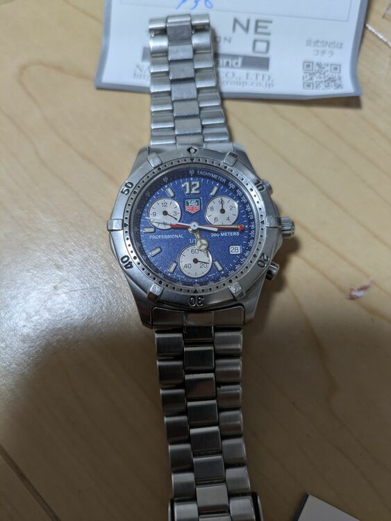 タグホイヤー フォーミュラ CK1112BAO326（高級時計）の商品画像 - 査定依頼日：2025年9月28日 - 最高査定価格：60,000円