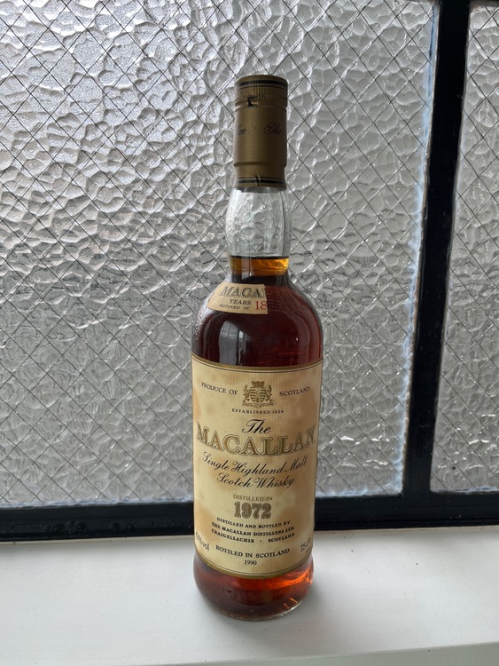 マッカラン 1972 （お酒）の商品画像 - 査定依頼日：2025年9月11日 - 最高査定価格：221,000円