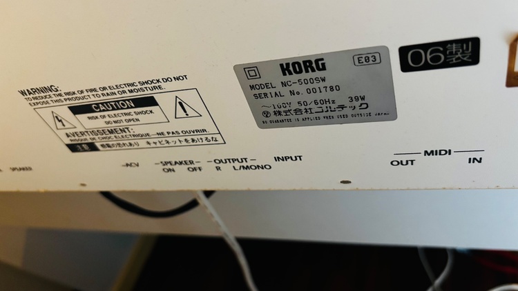 NC-500SW（ピアノ・楽器・PA機材）の商品画像 - 査定依頼日：2026年5月17日 - 最高査定価格：5,000円