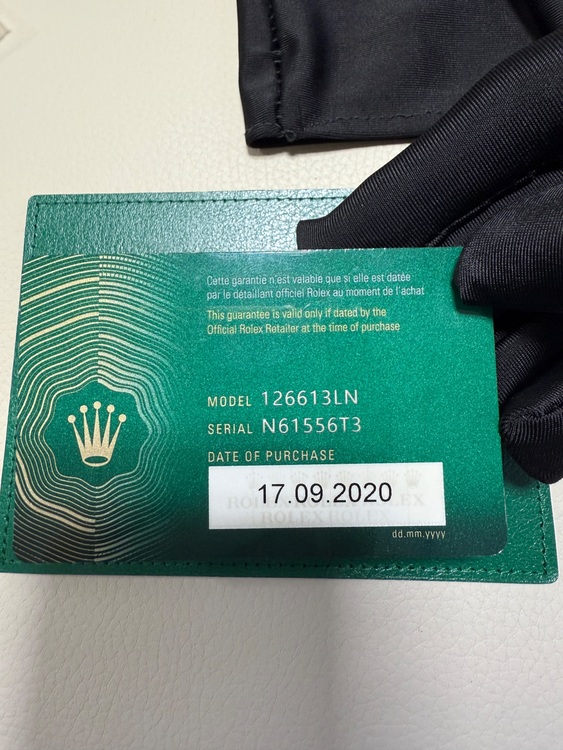 126613LN（高級時計）の商品画像 - 査定依頼日：2025年9月30日 - 最高査定価格：2,500,000円