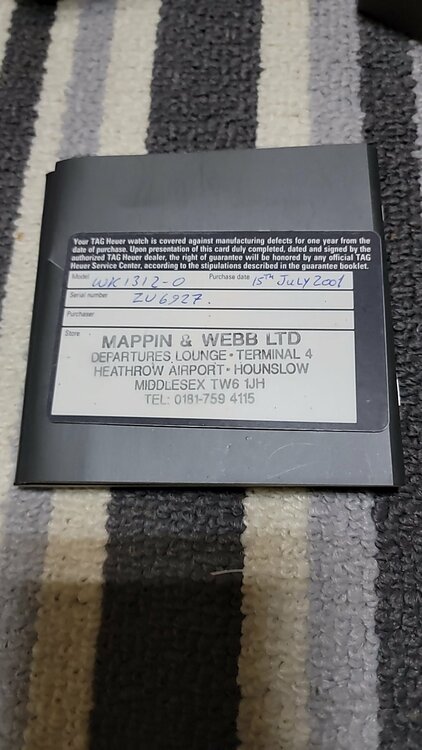 タグホイヤー その他 WK1312　2000しり（高級時計）の商品画像 - 査定依頼日：2026年1月25日 - 最高査定価格：42,000円