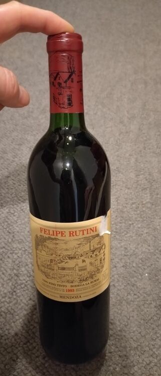 FELIPE  RUTINI1993（お酒）の商品画像 - 査定依頼日：2025年6月14日 - 最高査定価格：2,000円