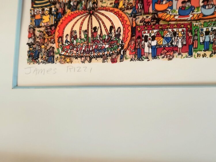 ジェームスリジィ3Dシルクスクリーン私を野球に連れてって額縁付89c×113cm（美術品・骨董品）の商品画像 - 査定依頼日：2026年8月6日 - 最高査定価格：3,000円