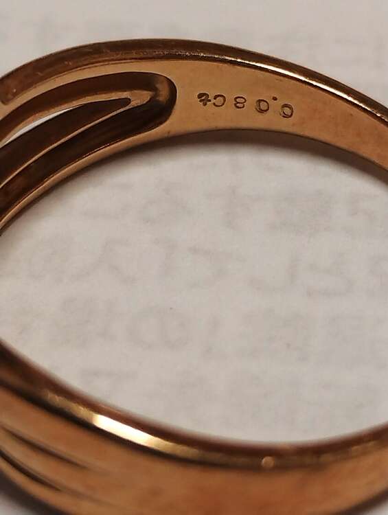 18金ルビーリング（宝石）の商品画像 - 査定依頼日：2025年4月2日 - 最高査定価格：60,000円