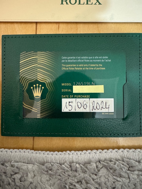 ロレックス デイトナ 126519lm（高級時計）の商品画像 - 査定依頼日：2026年1月25日 - 最高査定価格：7,500,000円