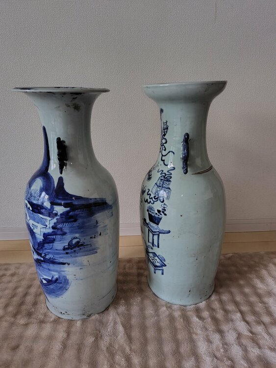 耳付き飾り壺（美術品・骨董品）の商品画像 - 査定依頼日：2026年1月27日 - 最高査定価格：3,000円