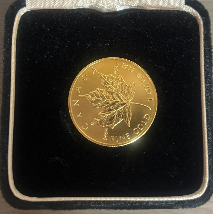 メイプルリーフ金貨（金・貴金属）の商品画像 - 査定依頼日：2025年3月17日 - 最高査定価格：476,000円