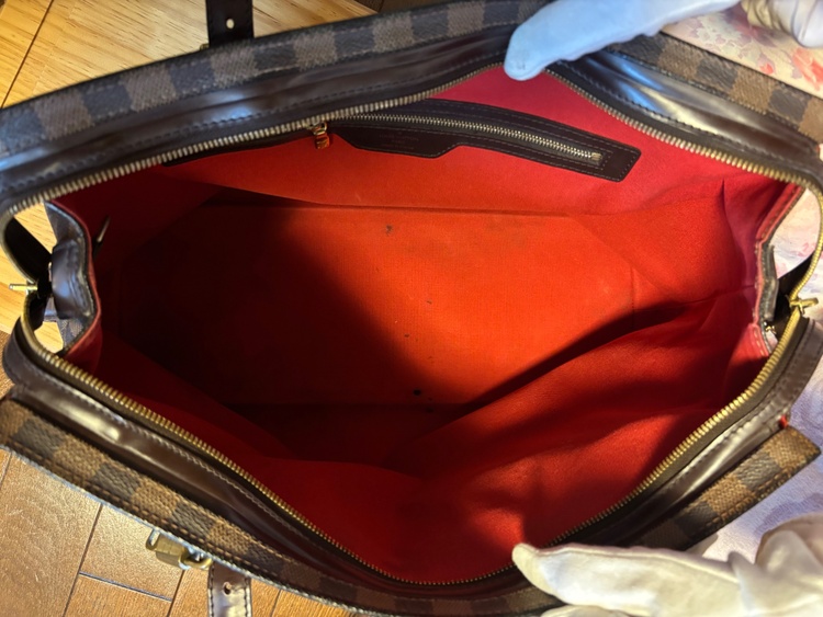 ルイヴィトン LV ダミエ チェルシー エベヌ トート/ショルダー バッグ鍵付き（ブランドバッグ）の商品画像 - 査定依頼日：2026年1月8日 - 最高査定価格：120,000円