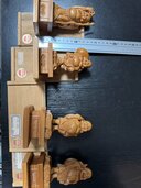 屋久杉　布袋（美術品・骨董品）の商品画像 - 査定依頼日：2026年7月5日 - 最高査定価格：5,000円