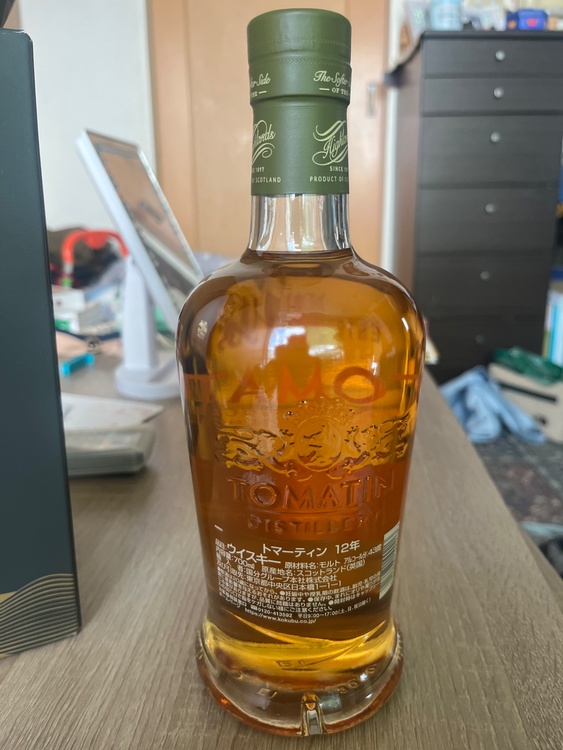 TOMATIN 12年（お酒）の商品画像 - 査定依頼日：2026年7月23日 - 最高査定価格：2,000円