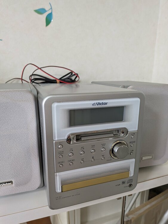 日本ビクター　MD/CD/DECK CA-UYQ1-S（オーディオ・スピーカー）の商品画像 - 査定依頼日：2026年9月29日 - 最高査定価格：3,000円