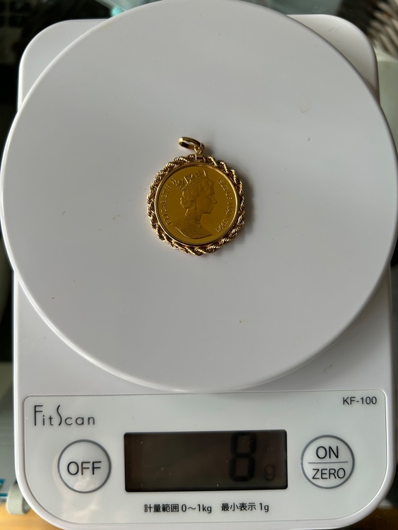 キャットコイン1\5オンス　ペンダント（金・貴金属）の商品画像 - 査定依頼日：2026年2月5日 - 最高査定価格：195,000円